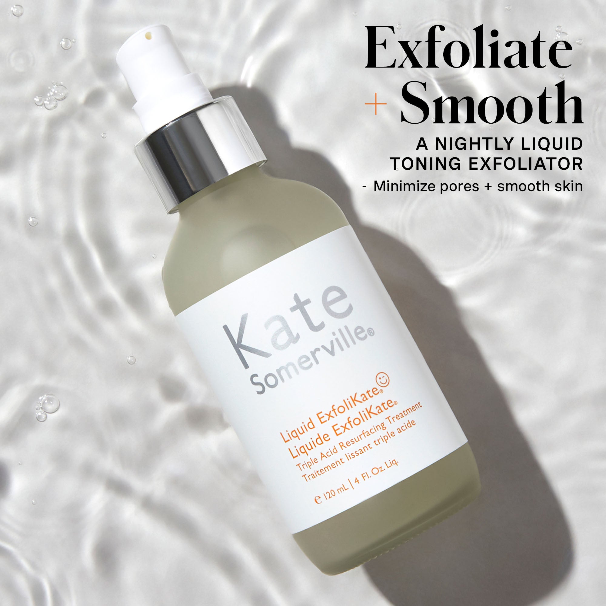 Liquid ExfoliKate® Triple Acid Resurfacing Treatment | Kate