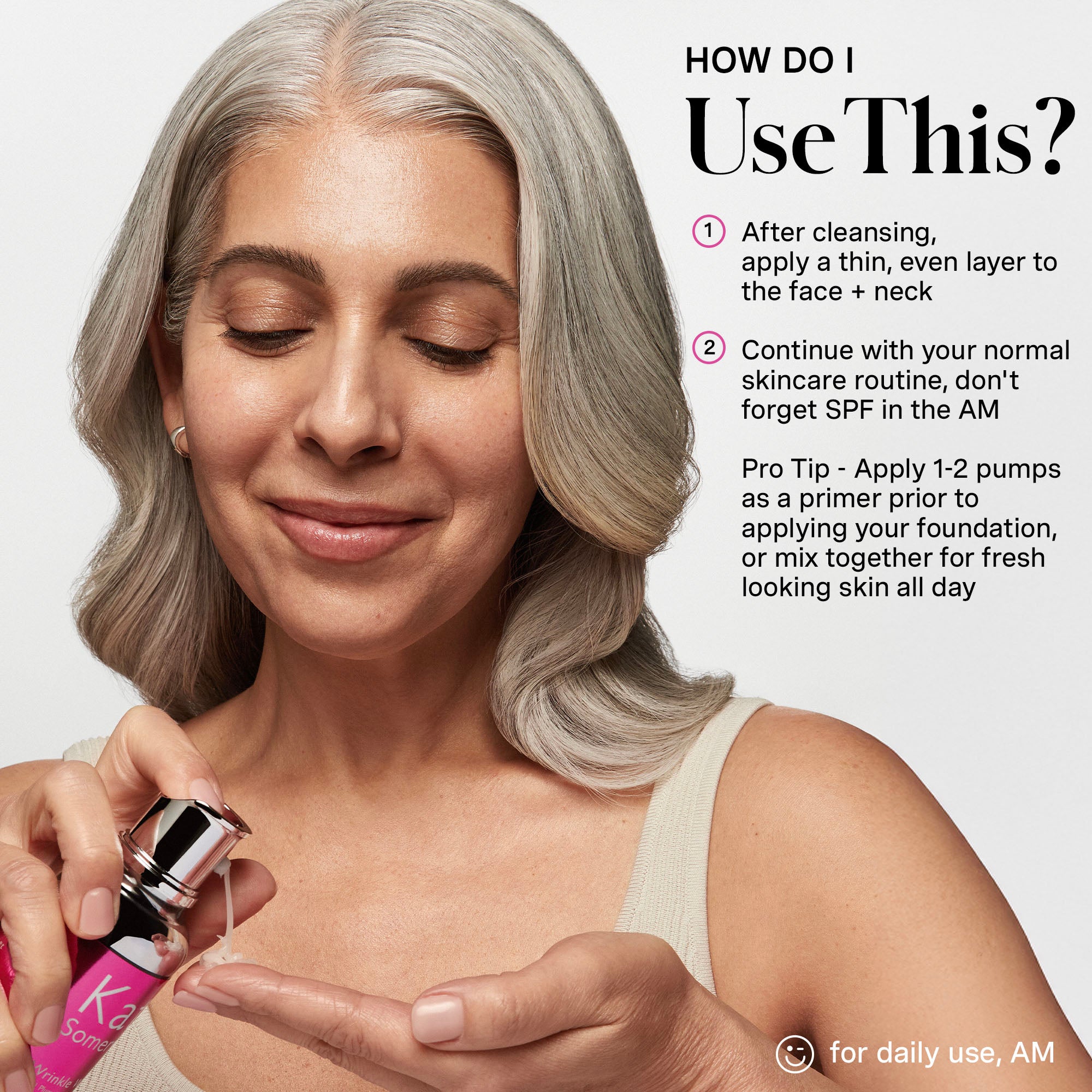 ミシシッピ 様 ETVOS WRINKLE SERUM g+ベース２本 Wrinkle Warrior® 2-in-1 Anti Wrinkle Solution | Kate Somerville