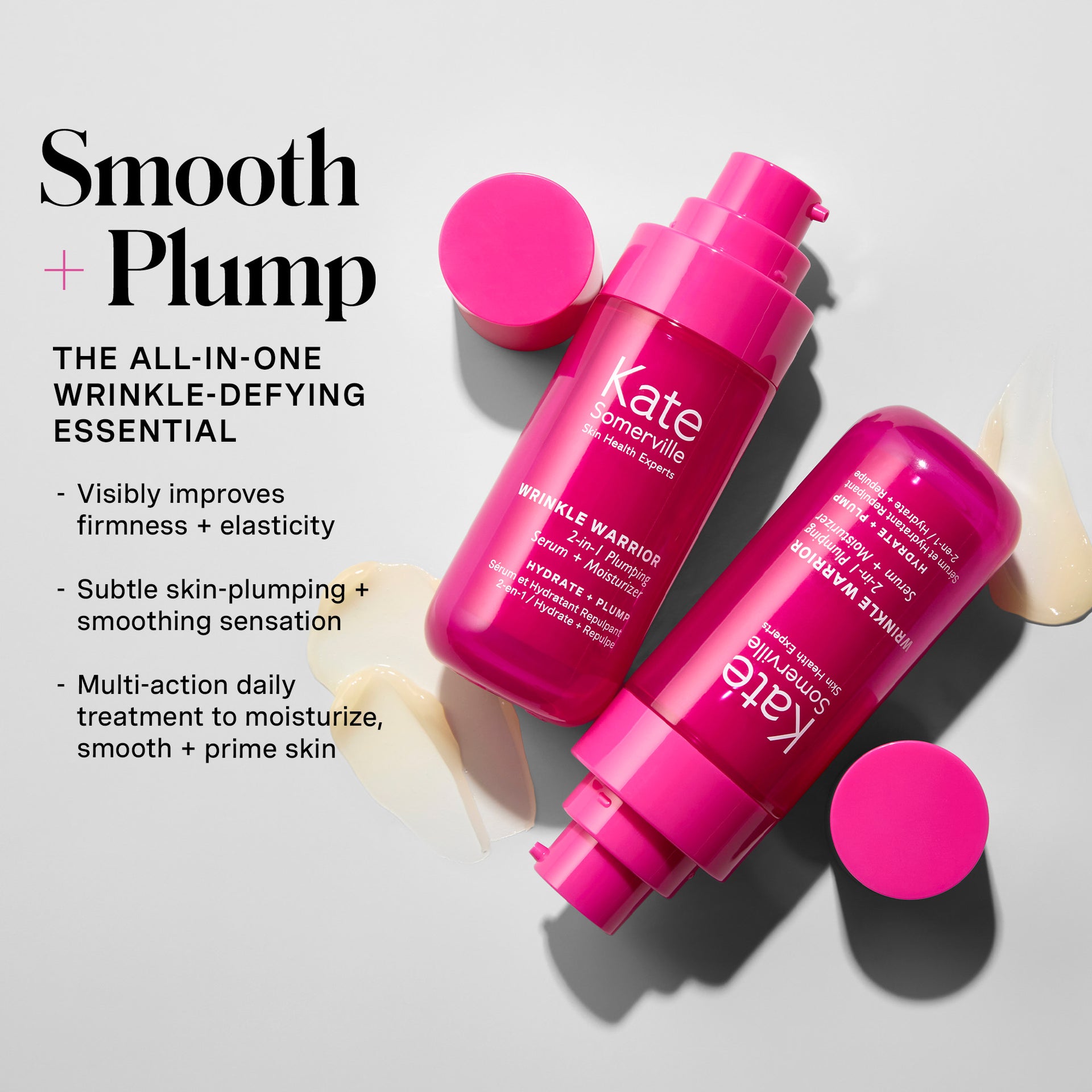 Wrinkle Warrior® 2-in-1 Plumping Serum + Moisturizer