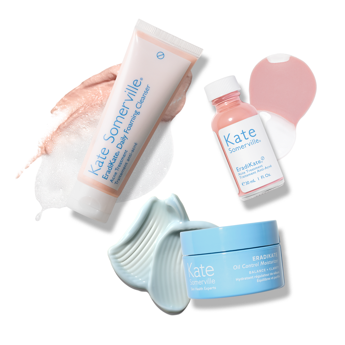 What's inside: 3% Sulfur Daily Foaming Cleanser, Oil Control Moisturizer, Acne Treatment