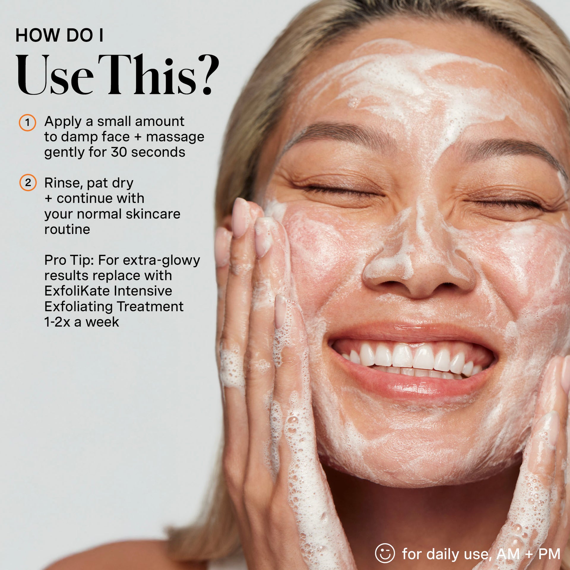 ExfoliKate® Cleanser Daily Foaming Wash