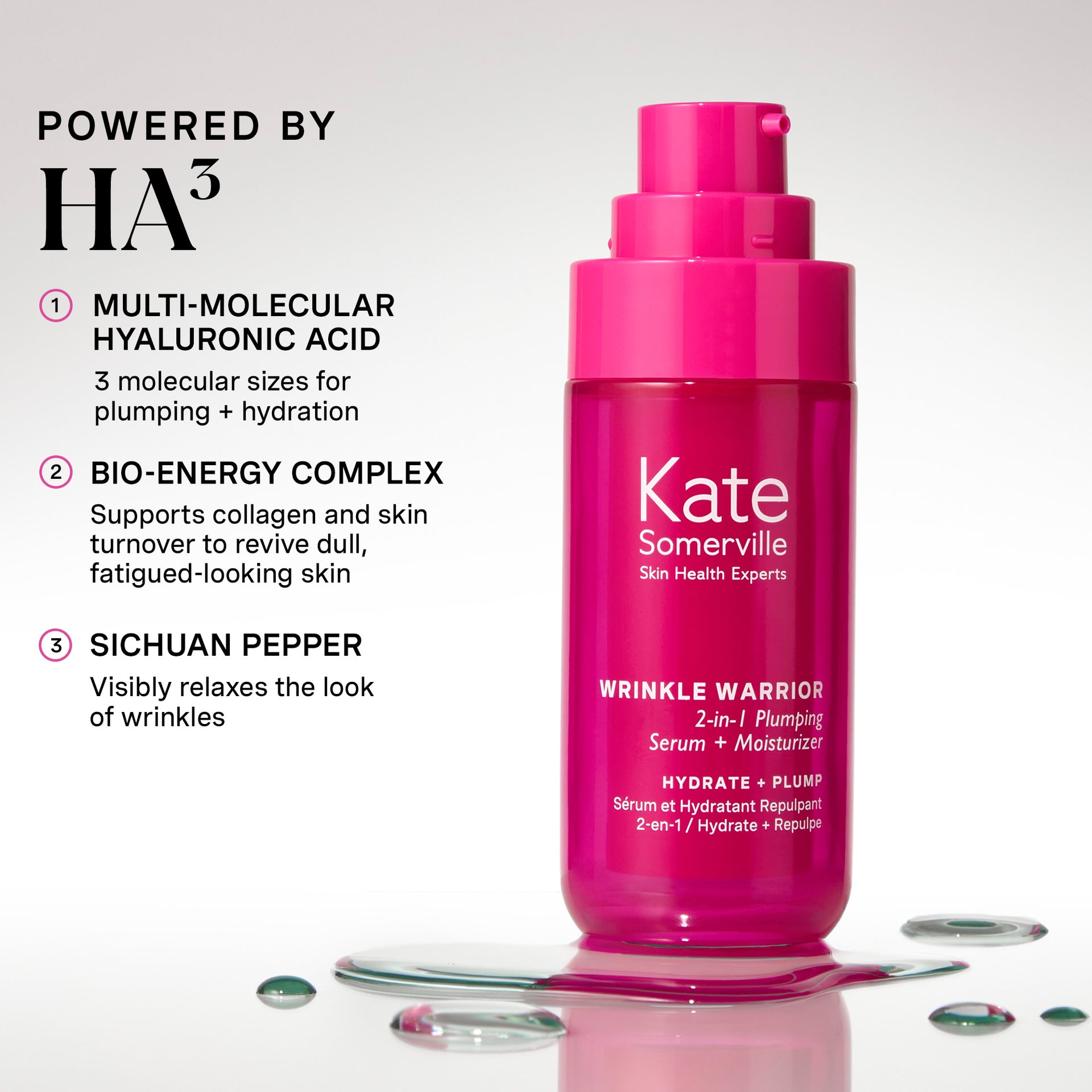Wrinkle Warrior® 2-in-1 Plumping Serum + Moisturizer