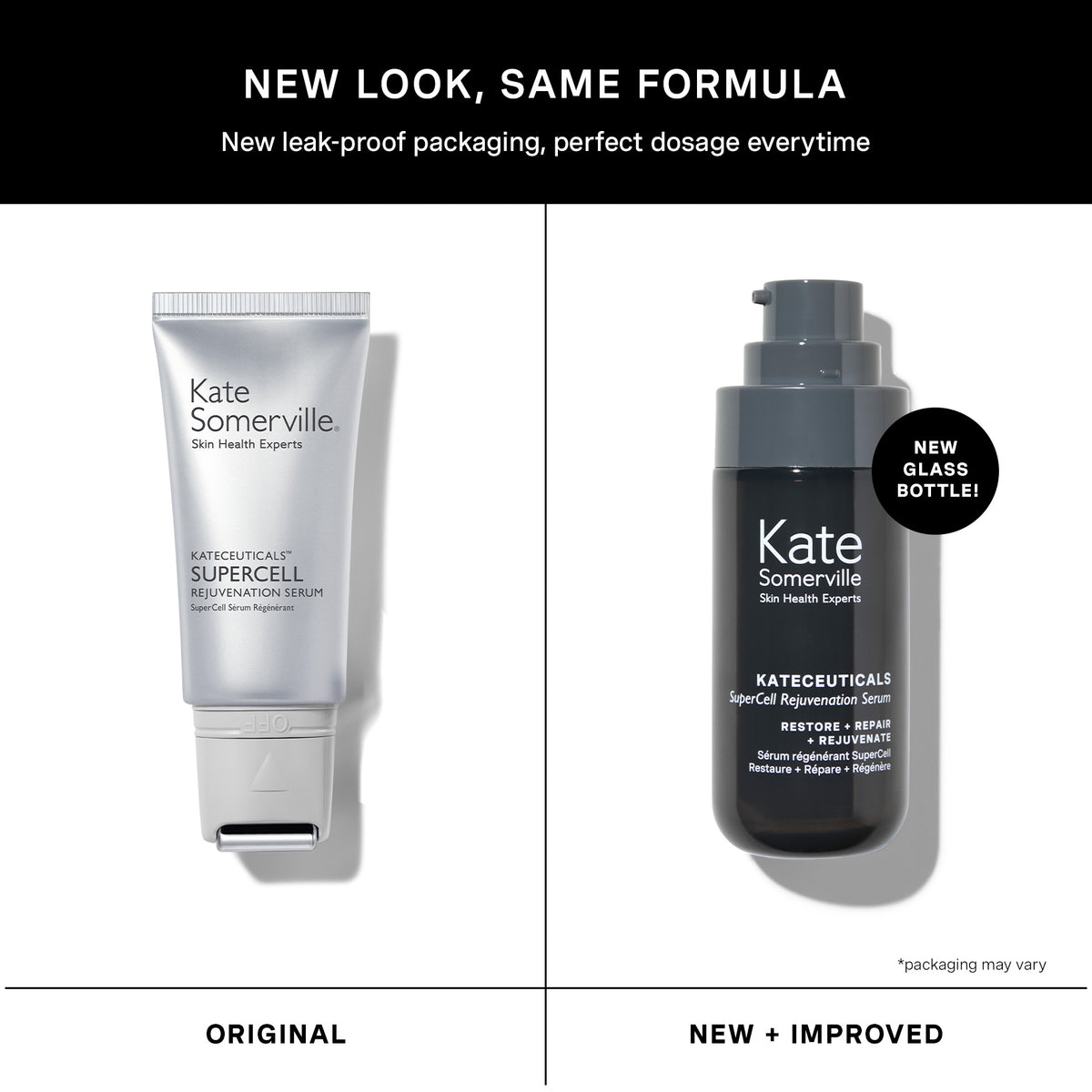 Same clinical formulas, new look